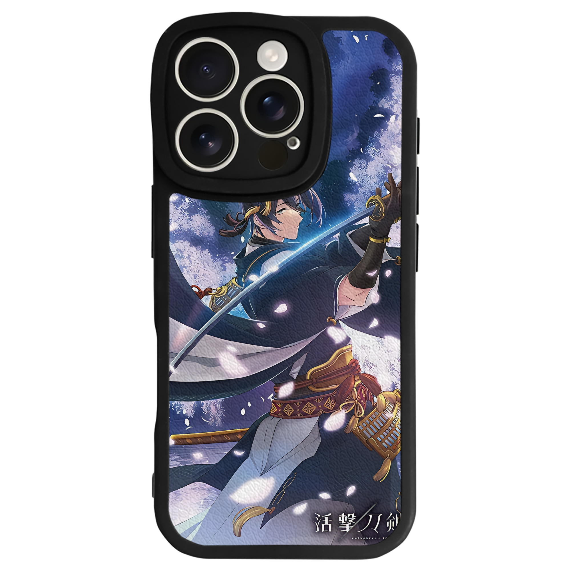 （画像用） 刀剣乱舞 Touken Ranbu 【iPhone 16シリーズ対応】シリコンスマホケース（レザー調） 材質：シリコン